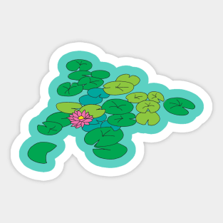 Water lily Sticker